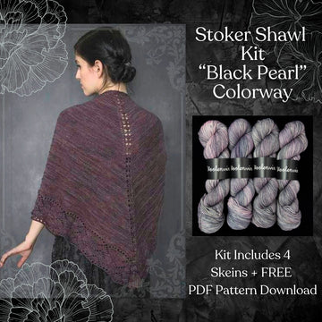 Stoker Shawl Kit | Black Pearl
