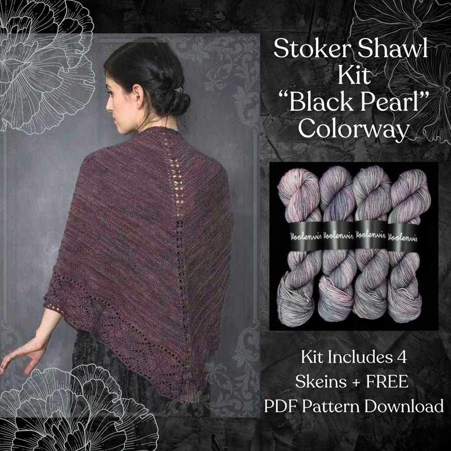 Stoker Shawl Kit | Black Pearl