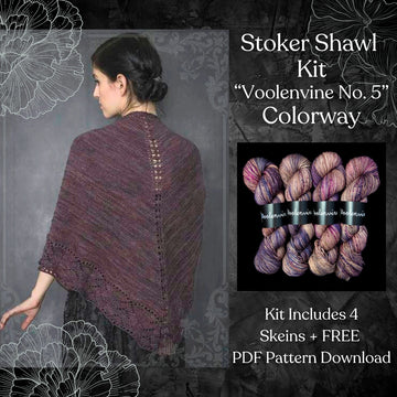Stoker Shawl Kit | Voolenvine No. 5