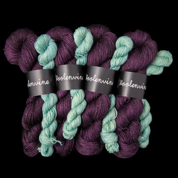 Black Orchid + Sage, Sock Kit, BLITZED