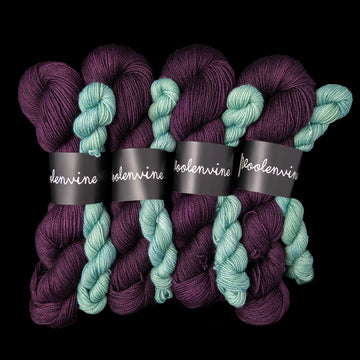 Black Orchid + Sage Mini , Sock Kit, FOOTSIE