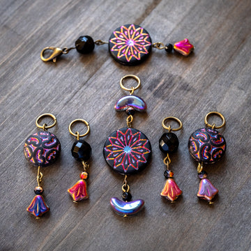 Dream Weavers | Handmade Stitch Marker Set