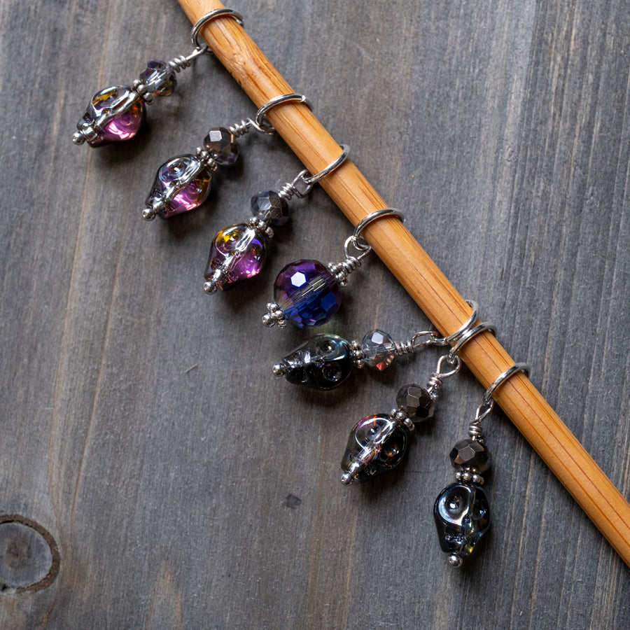 Smoldering Spirits | Handmade Stitch Markers