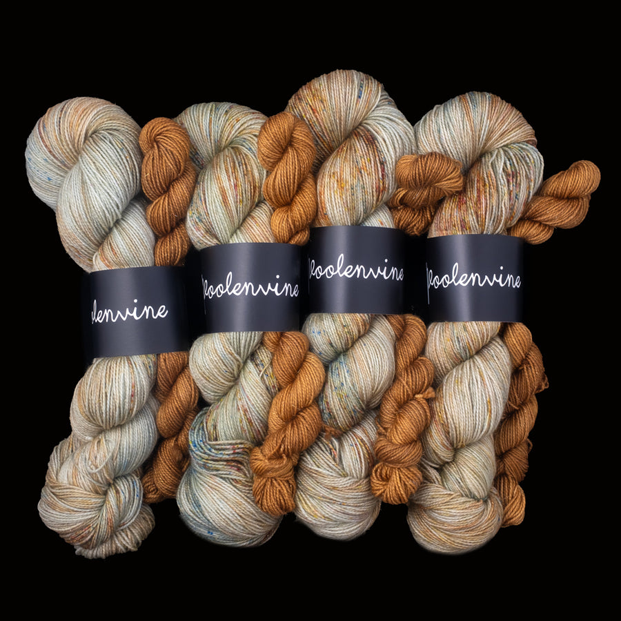 Pimpernel + Marigold Mini, Sock Kit, BLITZED