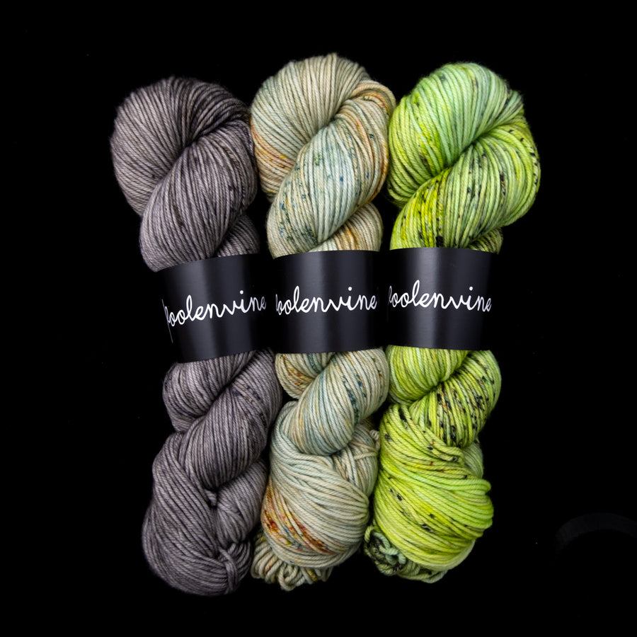 3-Color Yarn Kit | Luna Moth | SMITTEN DK