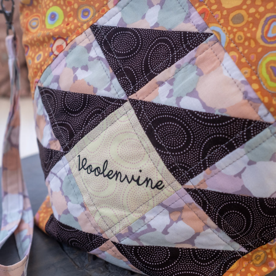 Kaffe Fassett Shadowplay Quilted Project Bag, GILDED AGE