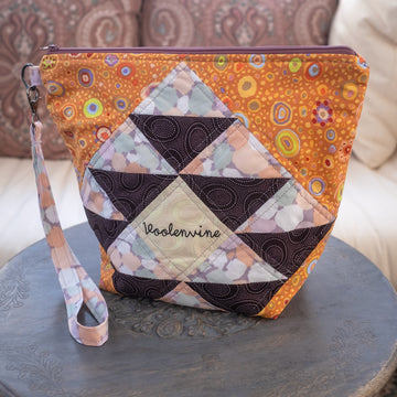 Kaffe Fassett Shadowplay Quilted Project Bag, GILDED AGE