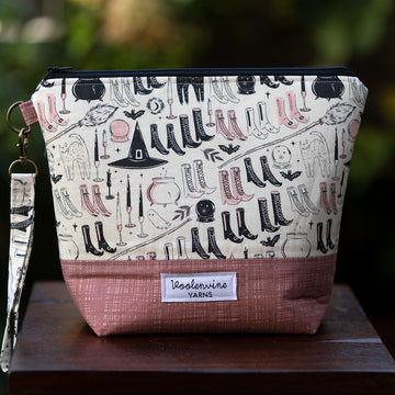 These Boots Are Made For Witchin', ZIPPER PROJECT BAG