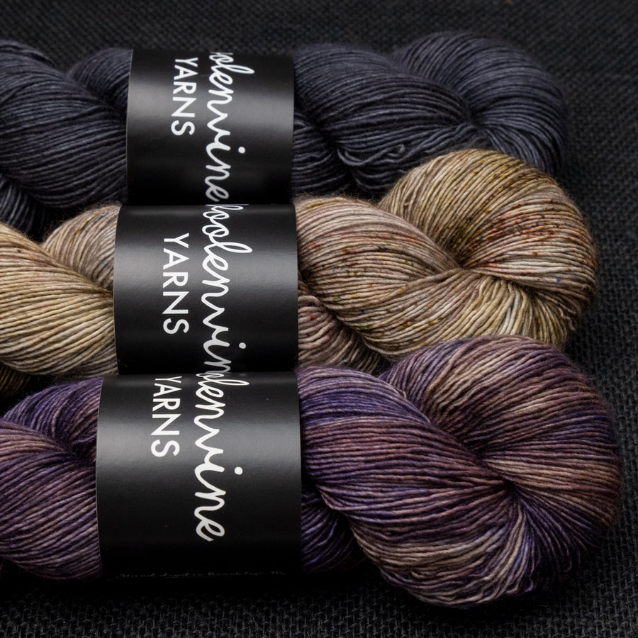 Mourning Glory, Tricolore Yarn Kit, FOOTSIE